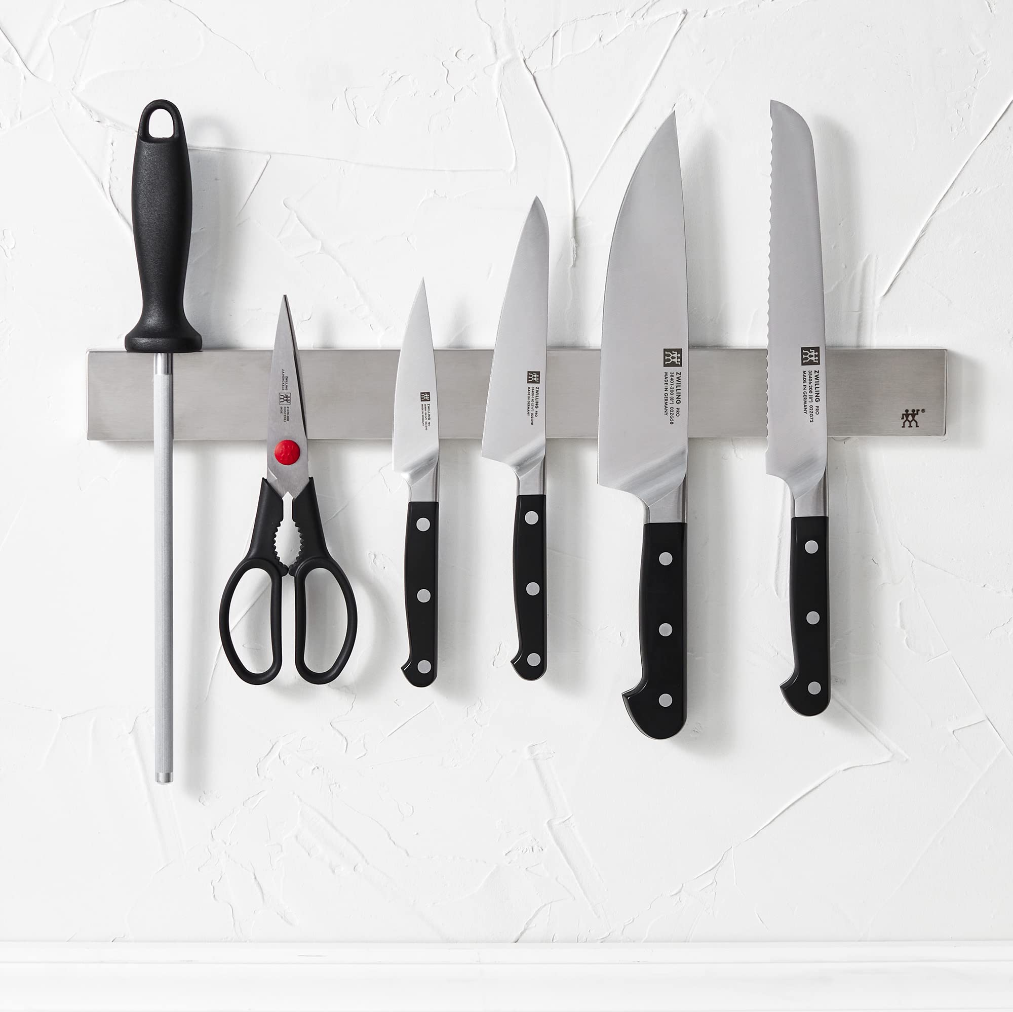 Amazon | ZWILLING Pro ナイフ7点セット 17.5インチステンレス磁気